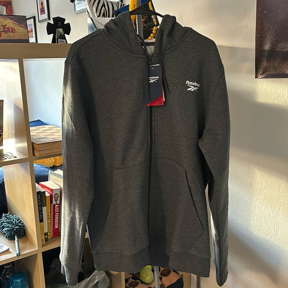 Reebok zipped hoodie NWT